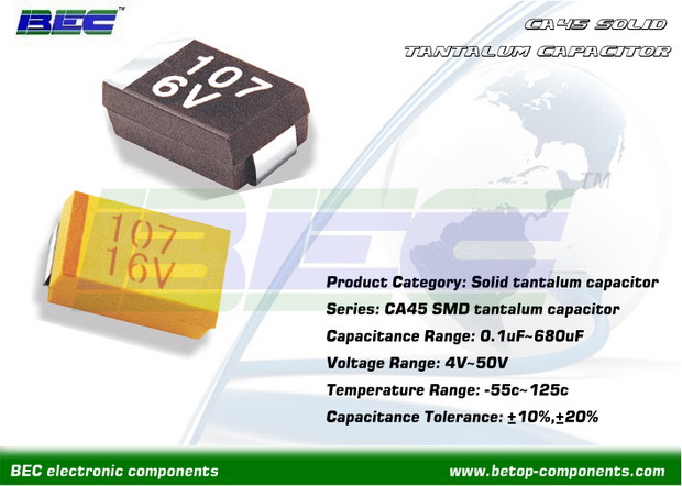 CA45 SMD Tantalum Capacitor