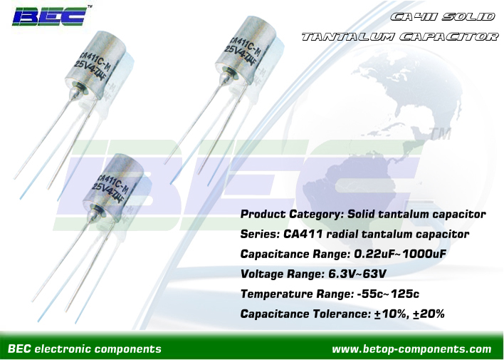 CA32 Wide-capacitance Wet Tantalum Capacitor